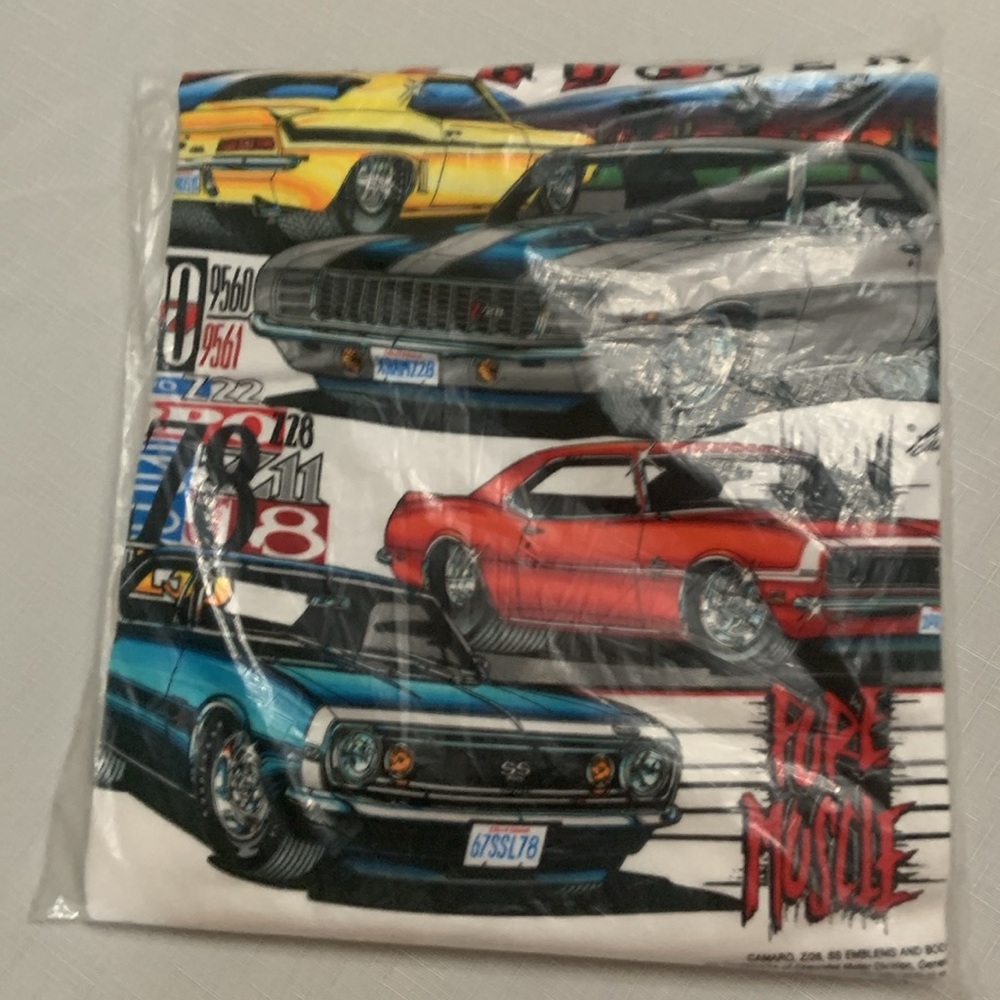Vintage ‘94 STEET HUGGER SHIRT. PURE MUSCLE. CAMARO. Original packaging. 3X
